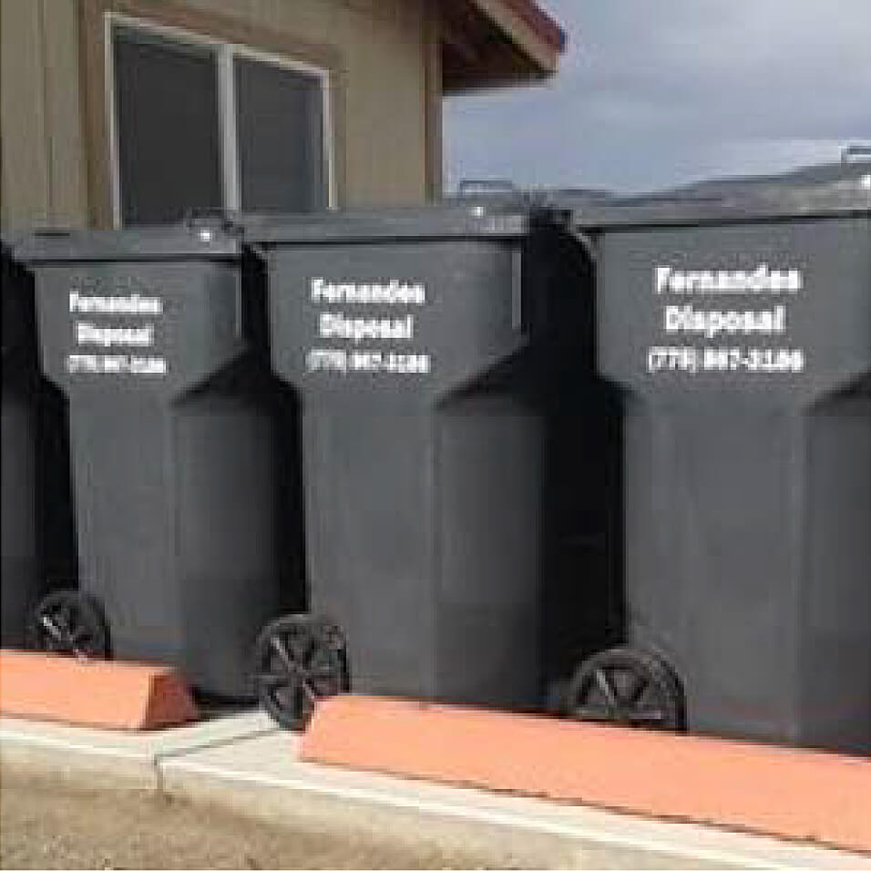 96 Gallon Waste Carts - Olcese Waste Services